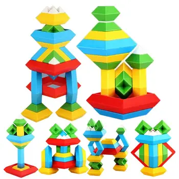 הפירמידה ערימת בלוקים ילד בנייה להגדיר הפירמידה בניין להגדיר גיאומטריה שטח המשחק החינוך של מונטסורי צעצוע לילדים