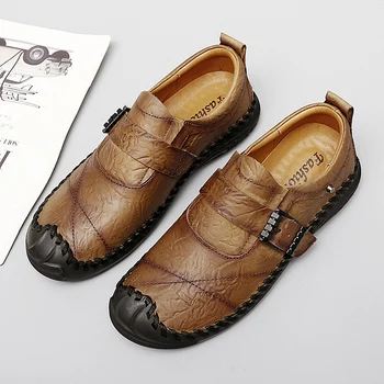 גברים עור אמיתי נעלי עסקי נעלי המשרד של גברים מזדמנים נעלי חוצות נעלי טיפוס הרים רך הבלעדית של גברים נהיגה נעליים