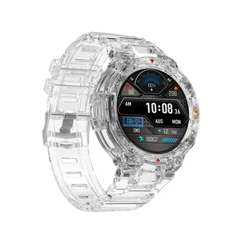 שעון חכם DT5 גברים 1.45 אינץ ' תמיד על תצוגת מצפן 550mAh סוללה Bluetooth לדבר שעון חיצוני ספורט Smartwatch