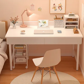Aoliviya הרשמי השולחן הביתה ילדה חדר שינה לבן שולחן תלמיד פשוטה ליד המיטה שולחן מלבני פשוט שולחן מחשב