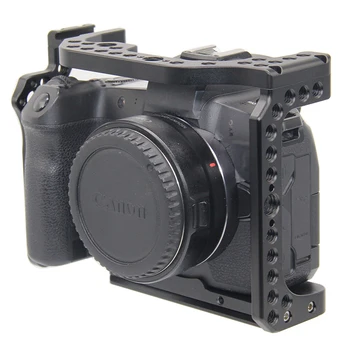 המצלמה Pro הכלוב עבור Canon EOS ר עם Coldshoe 3/8 1/4 חוט חורים Arca Swiss שחרור מהיר צלחת המצלמה מגן הכלוב