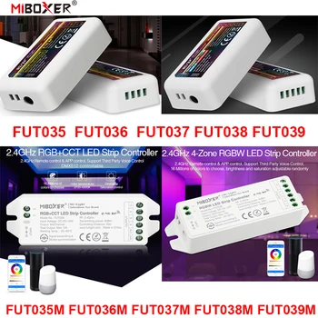 Miboxer (משודרג) FUT035 FUT036 FUT037 FUT038 FUT039 הוביל בקר דימר על צבע יחיד CCT RGB RGBW RGB CCT LED הרצועה