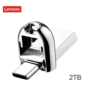 Lenovo מקורי USB3.2 Flash Drive 2TB 1TB 512GB 256GB 128GB Type-C 2 ב 1 OTG PenDrive ניידים אחסון דיסק USB כרטיס זיכרון