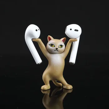גחמני אוזניות סוגר תכליתי ארגונית חובה צעצוע ריקוד החתול אחסון להגדיר מעשי מחזיק עט מקסים מתנות מסוגננות
