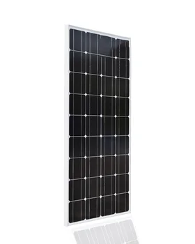 18V 100W סולארית פרויקט Monocrystalline התא סיליקון פלאסה מסגרת PV מחבר הסוללה 12v הבית כוח מטען