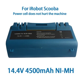 משלוח חינם איכס שואב סוללה 14.4 V 4500mAh Ni-MH נטענת על iRobot Scooba 340 34001 390 5800 5900 6000