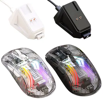אלחוטית עכבר גיימר RGB תאורה 3 מצבים אלקטרוניים תחרות עכברים Bluetooth תואם-5.0/2.4 G/USB-C עבור המחשב הנייד בשולחן העבודה