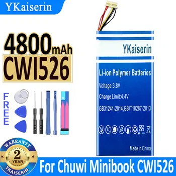 YKaiserin NV-635170-2 4800mAh 8 שורות+תקע הסוללה במשך Chuwi Minibook CWI526 Tablet PC סוללות Bateria