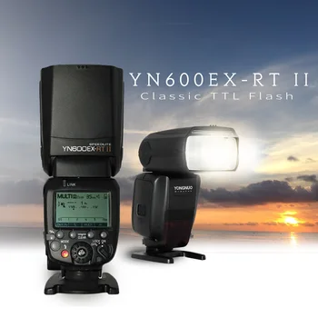 YONGNUO YN600EX-RT II YN600EX RT II 2.4 G Wireless HSS 1/8000s מאסטר TTL פלאש Canon Speedlite המצלמה 600EX-RT