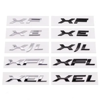 3D ABS XEL האקסטרים פוטבול XJL XE XF XJ האחוריים תא המטען במכונית סמל התג מדבקה מדבקות עבור יגואר אוטומטי סטיילינג ואביזרים