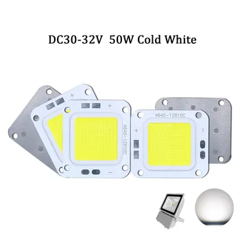 5 יח 'מתח גבוה 1500mA LED COB צ' יפס DC30-32V 50W אור חרוזים SMD DIY LED לבן חם הארת נקודת אור נייד LED