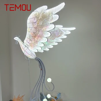 TEMOU מודרני פיניקס החתונה פנס שטח אביזרים רחוב מנורת LED תאורת הבמה פסטיבל אווירה רקע קישוט