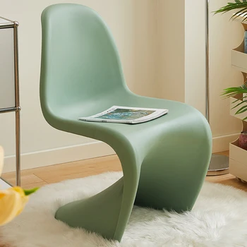 מודרני פלסטיק מבטא כיסא נייד מהודר כיסאות נוח אקרילי ייחודי מינימליסטי טרקלין Silla Plegable ריהוט הבית SQCYH