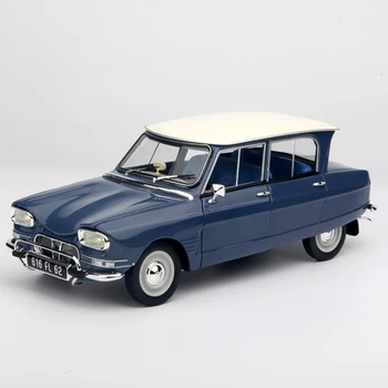 1:18 מידה 1964 Citro עמי 6 למות יצוק סגסוגת בציר דגם של מכונית כחולה מתנת יום הולדת צעצוע של רכב תחביב אספנות הצג