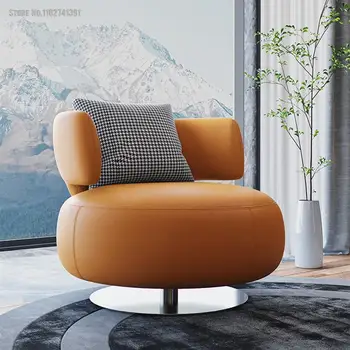 נורדי חד-מושב הספה כיסא מסתובב המודרני סלון, חדר השינה יצירתי מעצב פנאי עצלן הספה
