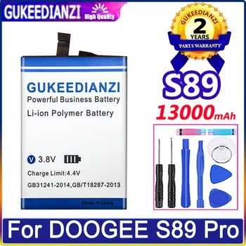 GUKEEDIANZI Battery13000mAh עבור DOOGEE S89Pro S89 Pro טלפון נייד Bateria