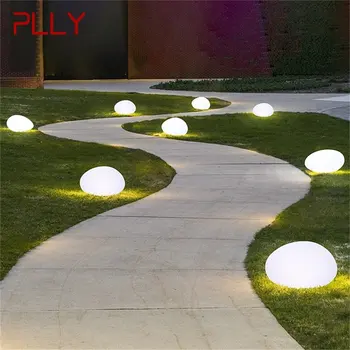 PLLY חיצונית סולארית דשא אורות מודרני יצירתי אבנים בגינה מנורת LED אטימות IP65 הבית.