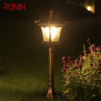 רונין חיצונית אורות דשא רטרו חום גן מנורת LED אטימות IP65 הביתה דקורטיביים דופלקס