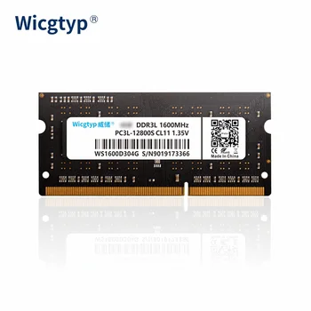 Wicgtyp זיכרון DDR4 Ram DDR3 4GB 8GB 1333MHz 1600MHz עבור מחשב נייד ddr4 בנפח 4gb 8gb 2666mhz Memoria אילים ddr3 DDR4 על המחברת