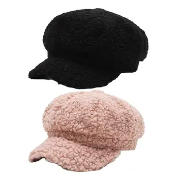 נשים בנות צמר צייר כובע כתב כובע כובע בייסבול אגן כובע אופנה
