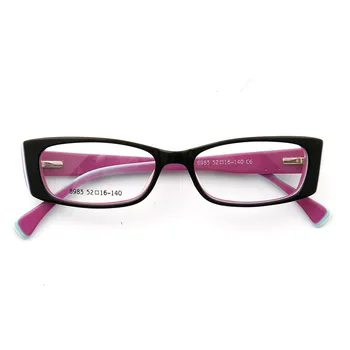 מלבן קטן משקפיים מסגרת נשים גברים בציר אצטט משקפי קריאה מרשם למשקפיים אנטי אור כחול +1.0 1.5 2.0