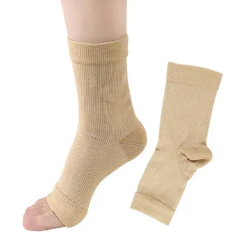 עציץ טורף גרביים עם תמיכה לקשת Toeless דחיסה גרביים כאב ברגל הקלה עבור Mens Womens גרביים