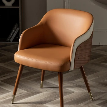 עץ מודרני הכיסא אירועים מרפסת כיסאות טרקלין חיצוני מלון קפה נוח למשרד מעצב Cadeira גיימר רהיטים WJ30XP