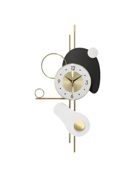 העשרה אישית גדולה שעון קיר פשוט הסלון מינימליסטי שעון קיר בעיצוב מודרני רלו Cocina קישוט WW50WC