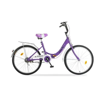 מתקפלים אופניים הגברת אופניים 22 אינץ ' נייד אור דוושת רגל סטודנט פחמן פלדה אופניים למבוגרים