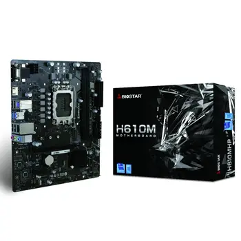 BIOSTAR H610MHP לוח האם החדש 2-DIMM-DDR4 3200MHz מידע H610 PCIe 4.0 64G שקע LGA1700 H610M