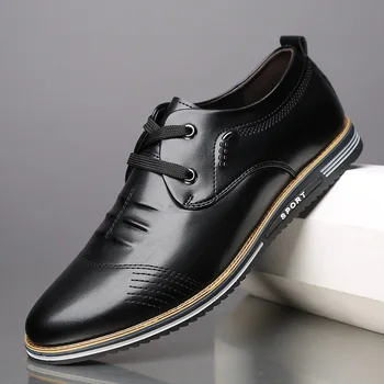 מקרית עסקי גברים נעלי שמלה Sapatos רשמית גברים נעלי עסקי חליפה נעלי אוקספורד לגברים המשרד 2022 Italiano השיער Scarpe
