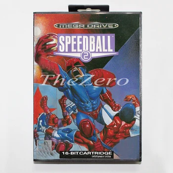 Speedball 2 עם קופסה של 16 סיביות MD משחק וידאו כרטיס MegaDrive/בראשית יפני/האיחוד האירופי לנו יהיה