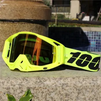 HD שיקוף עדשה גברים אופנוע משקפי מוטוקרוס משקפי Windproof עמיד UV נגד ערפל Sandproof רכיבה