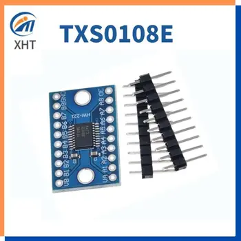 8 ערוץ קרב חור ההיגיון רמת ממיר TXS0108 TXS0108E דו-כיוונית מתח מודול עבור Arduino עם סיכות