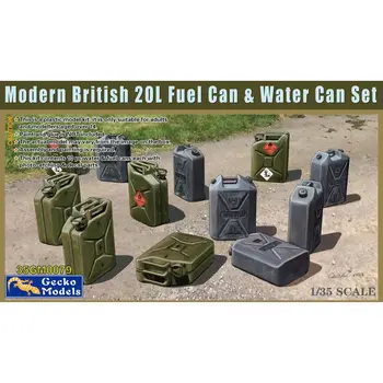 גקו מודלים 35GM0079 1/35 בריטי מודרני 20L דלק יכול & מים יכול להגדיר מידה מודל הערכה
