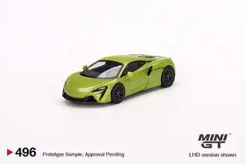 מיני GT Artura מהפך ירוק #496 (LorR) 1/64 DieCast Model אוסף המכוניות מהדורה מוגבלת תחביב מכונית צעצוע