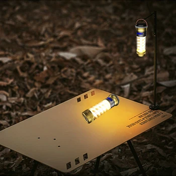XPG אור קמפינג Stepless עמעום LED פנס קמפינג 2000mAh Type-C נטענת USB עבור דיג לילה חירום