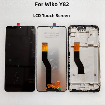 על Wiko Y82 LCD&מסך מגע דיגיטלית עם מסגרת Wiko Y82 מסך תצוגה מודול אביזרים הרכבה Replac