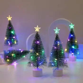 מציאותי עץ חג מולד קישוט מרהיבים Led קישוטים לעץ חג המולד חגיגי עמיד המושך את העין קישוטים הביתה