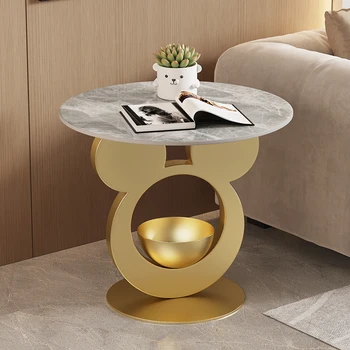 מינימליסטי מודרני ייחודי עגול שולחן פטיו מרכז השינה לצד שולחנות קטנים שולחן Mesas דה Centro פארא סלון הרהיטים במלון