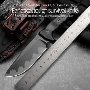M33 קבועה כבדה להב במדבר בואי סכינים סכין ציד טיולים חיצוני קמפינג ההגנה להציל את הסכין חיצוני סכין
