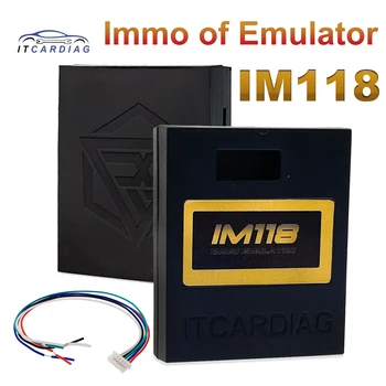 2023 ITCARDIAG IM118 Immo מחוץ SQU אמולטור עבור מאזדה פורד 1995-2002 עם הפטס מודול ו-4C מפתח משדר אימובילייזר Emulador