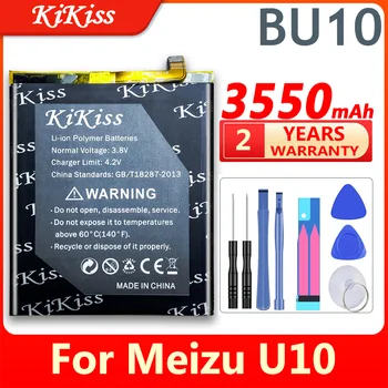 נשקי לי 3550mAh BU10 סוללה עבור Meizu 10 מתחת U680H טלפון נייד סוללות Bateria + כלים