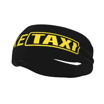 מותאם אישית מזויף מונית ספורט בגימור עבור גברים, נשים, אלסטי לחות הפתילה כושר Sweatbands