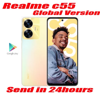 גרסה רוסית Realme C55 חדש 64MP AI המצלמה Helio G88 מעבד 6,72
