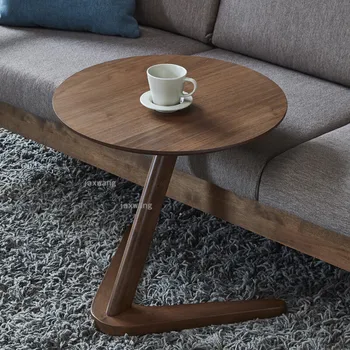 עץ פנאי שולחנות קפה נורדי פינת שולחן סלון, שולחן צד נשלף ספה קטנה, שולחן עגול Esstische רהיטים היי