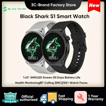 2023 שחור כריש S1 Smartwatch 1.43