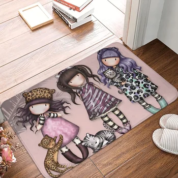 סנטורו Gorjuss מנגה חמודה האמבטיה שטיח חמוד ילדה שטיחון למטבח שטיח חיצוני השטיח לעיצוב הבית