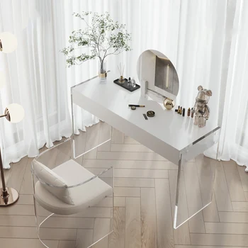 נייד מראה שידות חדר השינה אחסון השולחן במשרד שידות נשים האיפור הלבן סט סלון Penteadeira מוצרים ביתיים