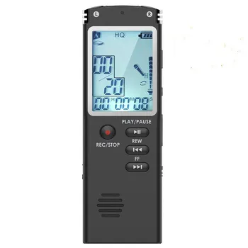 VoiceRecorder 8G/16G/32GB ליתיום-יון באיכות גבוהה במיקרופון אחד-כפתור הקלטה תמיכה קולית משולבת